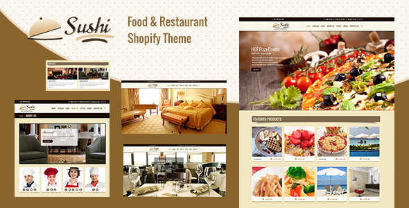 Sushi - Shopify Menu, Restaurant Theme