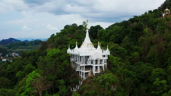 Thamma Park or Dharma Park Ban Khao Na Nai Temple Complex in Surat Thani Thailand