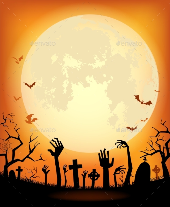 Halloween Background for a Poster