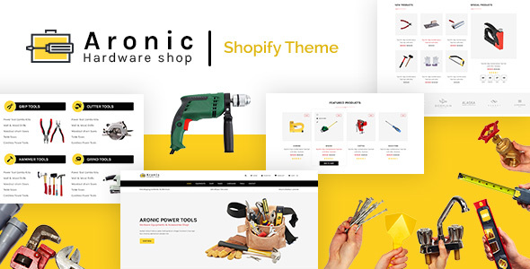 Aronic | Hardware Store, Handyman Shopify Theme