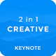 2 in 1 Creative & Modern Keynote Template - GraphicRiver Item for Sale