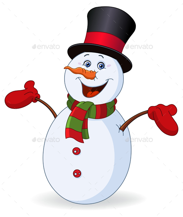 Cheerful Snowman