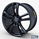 Style 303 wheel black Mid Poly - 3DOcean Item for Sale