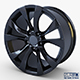Style 227 wheel black Mid Poly - 3DOcean Item for Sale
