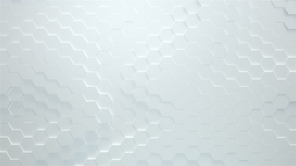 Clean White Hexagons 2