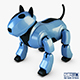 Genibo Robot Dog blue - 3DOcean Item for Sale