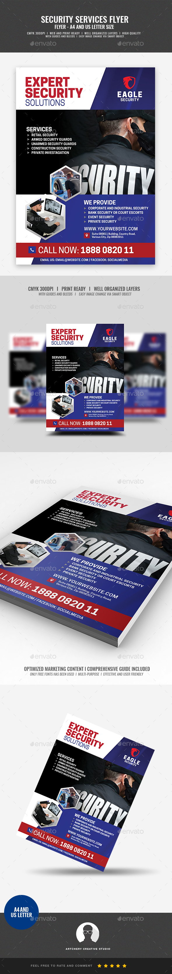 Security Services Promotional Flyer