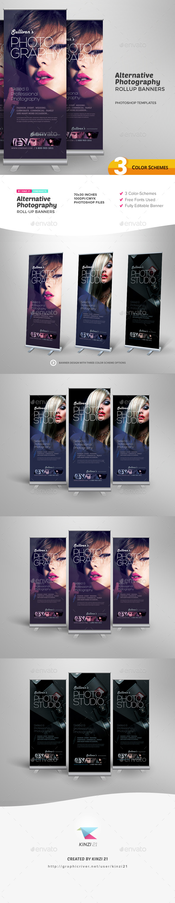 Alternative Photography Roll-up Banners