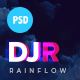 DJ Rainflow | Music Band & Musician PSD Template - ThemeForest Item for Sale