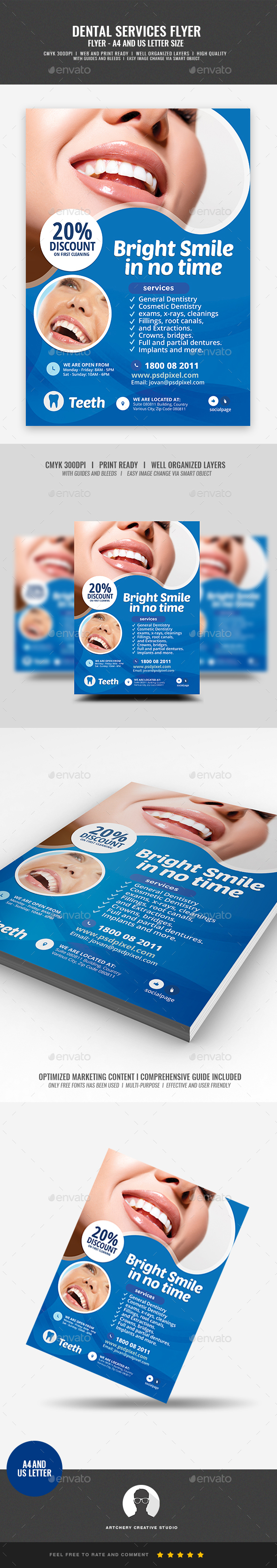 Dentist Services Flyer