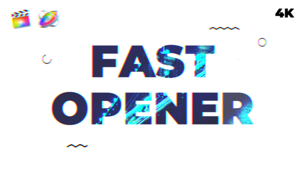 Fast Opener | FCPX & Motion 5 alt