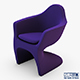 Lotem chair purple - 3DOcean Item for Sale