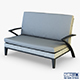 Rexus sofa white - 3DOcean Item for Sale