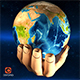 Earth in human hands rotation loop 3D - 3DOcean Item for Sale