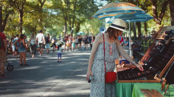 Young tourist in Central Park