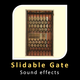 Slidable Folding Metal Gate