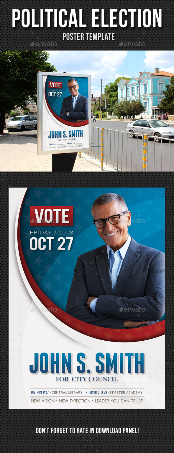 picture Election Campaign Poster Template graphicriver