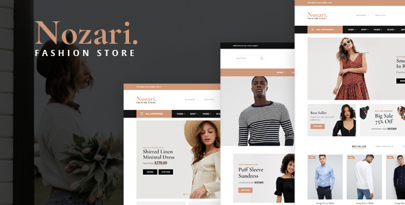 Nozari - Fashion Store HTML Template