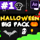 Halloween Party Elements And Titles | After Effects - VideoHive Item for Sale