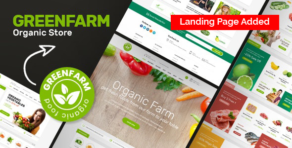 Organic Food Shopify eCommerce Theme - Greenfarm