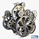 Gear mechanism v 1 - 3DOcean Item for Sale
