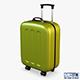 Suitcase green v 1 - 3DOcean Item for Sale