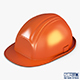 Hard hat orange v 1 - 3DOcean Item for Sale