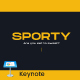 Sporty Keynote Template - GraphicRiver Item for Sale