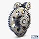 Gear mechanism v 4 - 3DOcean Item for Sale