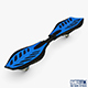 Razor RipStik Classic blue v 1 Mid Poly - 3DOcean Item for Sale