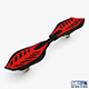 Razor RipStik Classic red v 1 Mid Poly - 3DOcean Item for Sale