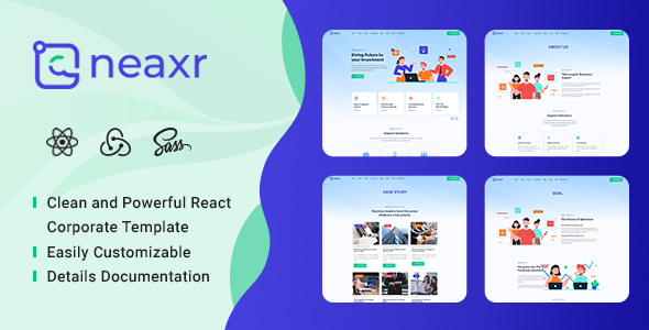 Neaxr - React Business Agency Template