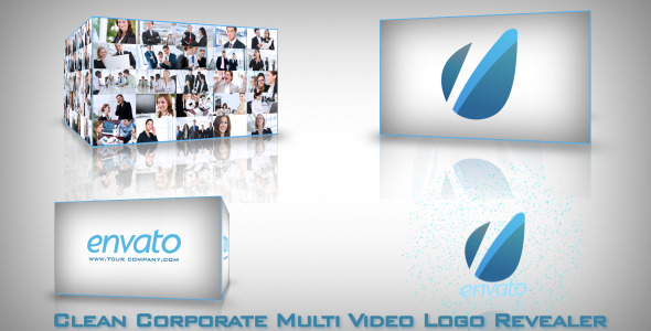 Clean Corporate Multi Video-Logo Opener