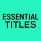 Essential titles - VideoHive Item for Sale