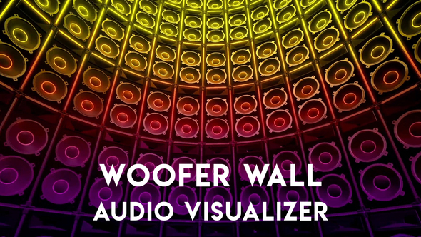 Woofer Wall Audio Visualizer