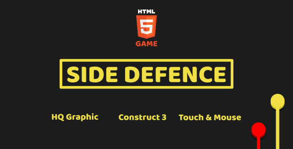 Side Defence - HTML5 Game (Construct3)