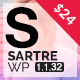 Sartre - Responsive Multipurpose WordPress Theme for Creatives - ThemeForest Item for Sale