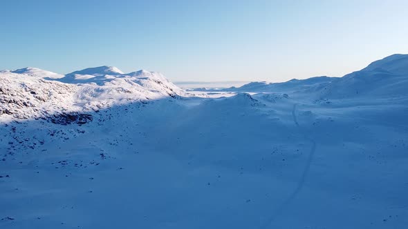 Mountains in winter