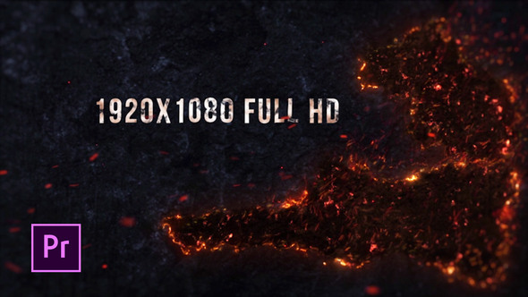 Inferno Fire Titles - Premiere Pro