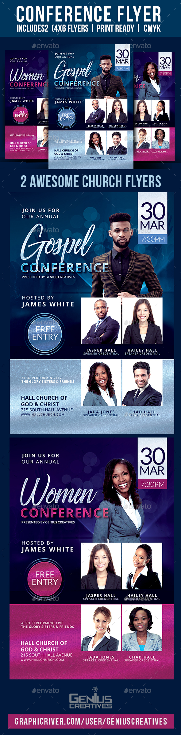 Church Conference  Flyer Template V5