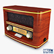 Retro Radio Auna Belle - 3DOcean Item for Sale