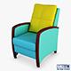 Tiffany armchair - 3DOcean Item for Sale