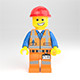 LEGO minifigure - Construction worker - 3DOcean Item for Sale