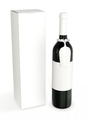 A bottle with a hanging tag for your brand and a cardboard packaging box. - PhotoDune Item for Sale