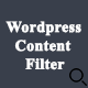 WordPress Content Filter - CodeCanyon Item for Sale
