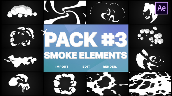 Smoke Elements Pack 03
