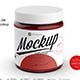 Clear Glass Jar with Jam Mockup - GraphicRiver Item for Sale