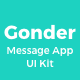 Gonder - Message Ui Kit Mobile App - ThemeForest Item for Sale