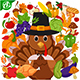 Thanksgiving Cartoon - GraphicRiver Item for Sale