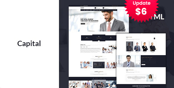 Finance - Business Consulting and Professional Services HTML Template